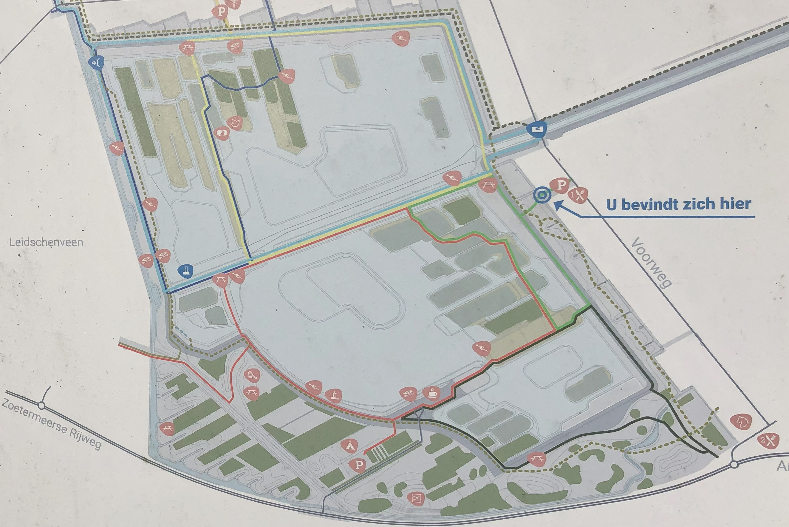 (Nieuwe Driemanspolder). Foto van Rob Eveleens.
Wandelroutes